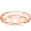 Rose Gold 5mm Canyon Wedding Ring