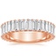 Rose Gold Lina Baguette Diamond Ring (1 7/8 ct. tw.)