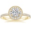 18K Yellow Gold Vintage Waverly Diamond Ring (1/2 ct. tw.), smalltop view
