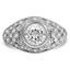 Custom Vintage Cluster Diamond Ring