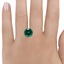 11mm Round Lab Grown Emerald, smalladditional view 1