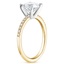 18K Yellow Gold Ballad Diamond Ring (1/8 ct. tw.), smallside view