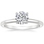 18K White Gold Salma Diamond Ring, smalltop view