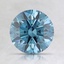 1.22 Ct. Fancy Deep Blue Round Lab Created Diamond