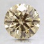 1.73 Ct. Fancy Intense Brown-Yellow Round Lab Created Diamond