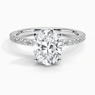Luxe Petite Shared Prong Diamond Ring