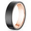 14K Rose Gold Arlo Wedding Ring, smallside view