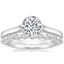 Platinum Luna Ring with Marseille Diamond Ring (1/3 ct. tw.)