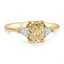 Custom Fancy Yellow Diamond Ring