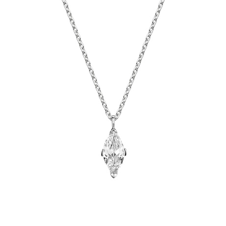 marquise cut diamond necklace