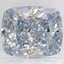 3.05 Ct. Fancy Blue Cushion Lab Created Diamond