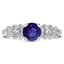 Art Deco Reproduction Sapphire Vintage Ring