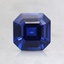 6mm Blue Asscher Sapphire