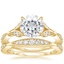 18KY Moissanite Zinnia Diamond Bridal Set (1/2 ct. tw.), smalltop view