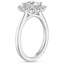 Platinum Sunburst Diamond Ring (1/4 ct. tw.), smallside view