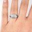 The Hera Ring, smalltop view on a hand