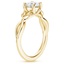 18K Yellow Gold Budding Willow Ring, smallside view