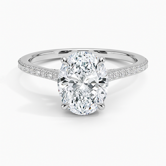 18K White Gold Luxe Dawn Diamond Ring