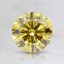 1.02 Ct. Fancy Vivid Yellow Round Lab Created Diamond