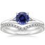 PT Sapphire Reverie Ring with Flair Diamond Ring (1/6 ct. tw.), smalltop view