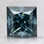 2.04 Ct. Fancy Deep Blue Princess Lab Created Diamond
