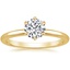 18K Yellow Gold Esme Ring, smalltop view