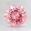 1.52 Ct. Fancy Intense Pink Round Lab Created Diamond