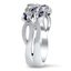 Sapphire Blooming Wedding Ring, smallview