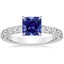 18KW Sapphire Anthology Diamond Ring (1/2 ct. tw.), smalltop view