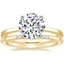 18K Yellow Gold Petite Quattro Ring with Astra Diamond Ring