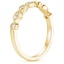 18K Yellow Gold Tiara Diamond Ring (1/10 ct. tw.), smallside view