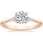 14K Rose Gold Aria Diamond Ring (1/10 ct. tw.), smalltop view