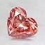 1.45 ct. Lab Created Fancy Vivid Pink Heart Diamond