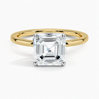 Adorned Mixed Metal Diamond Ring