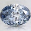 2.15 Ct. Fancy Intense Blue Oval Lab Grown Diamond