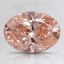 1.52 Ct. Fancy Vivid Pink Oval Lab Created Diamond