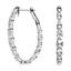 18K White Gold Beloved Diamond Hoop Earrings (3 1/2 ct. tw.), smalladditional view 1