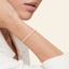 14K White Gold Margaret Premium Akoya Cultured Pearl Bracelet, smallside view
