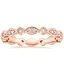 Rose Gold Elegant Eternity Diamond Ring 
