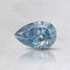 0.37 Ct. Fancy Vivid Blue Pear Lab Created Diamond