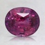 8.1x6.8mm Pink Oval Sapphire