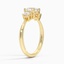 18K Yellow Gold Serena Three Stone Diamond Ring (1/3 ct. tw.), smallside view