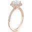 14K Rose Gold Valencia Halo Diamond Ring (1/2 ct. tw.), smallside view