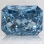 3.03 Ct. Fancy Intense Blue Radiant Lab Created Diamond
