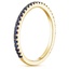 18K Yellow Gold Luxe Ballad Sapphire Ring, smallside view