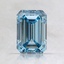1.01 Ct. Fancy Blue Emerald Lab Created Diamond