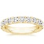 18K Yellow Gold French Pavé Eternity Diamond Ring (2 ct. tw.), smalltop view