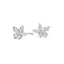 Abstract Flower Diamond Earrings 