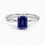 Sapphire Alouette Ring in Platinum