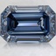 3.00 Ct. Fancy Blue Emerald Lab Created Diamond